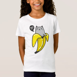 Cat in banana T-Shirt