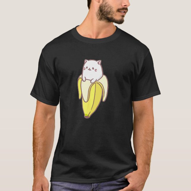 Cat in Banana T-Shirt (Front)