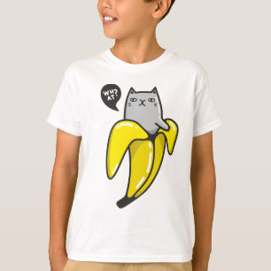 Cat in banana T-Shirt