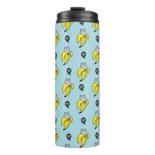 Cat in banana thermal tumbler