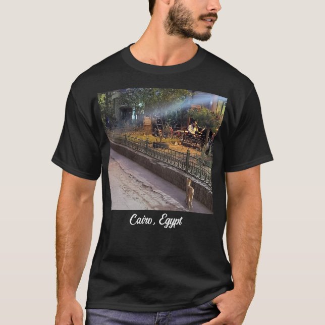 Cat in Cairo, Egypt T-Shirt (Front)
