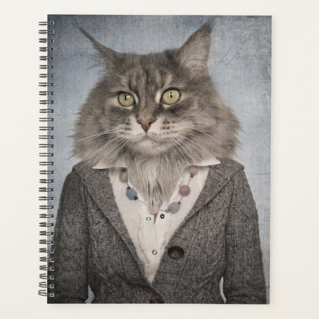 Cat In Clothes Planner (Front)