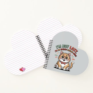 Cat in Energy Saving Mode Notebook