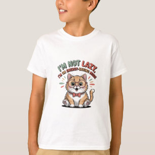 Cat in Energy Saving Mode T-Shirt