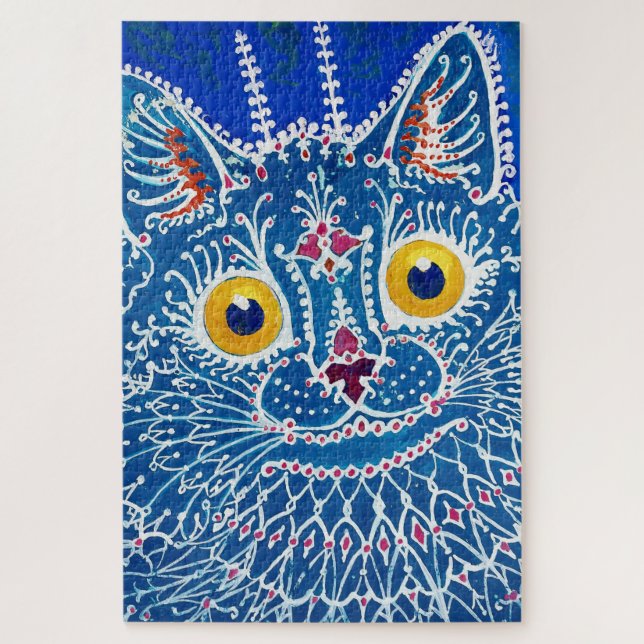 Cat in Gothic Style, Louis Wain Jigsaw Puzzle (Vertical)