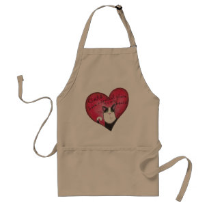 Cat in Heart Standard Apron