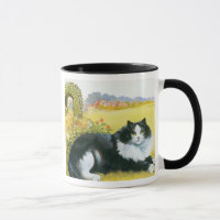 Cat in His Garden Gift Mug