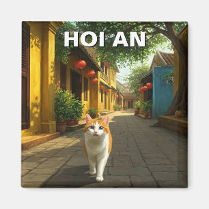 Cat in Hoi An Vietnam Travel Magnet