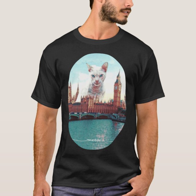 Cat in London T-Shirt (Front)