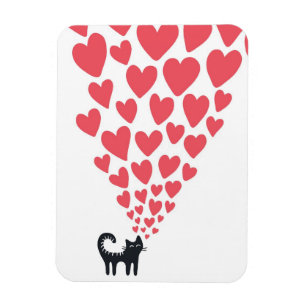 Cat in Love Magnet