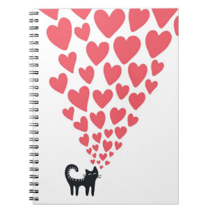 Cat in Love Notebook