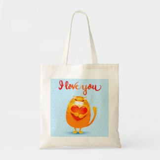 Cat in Love Tote Bag