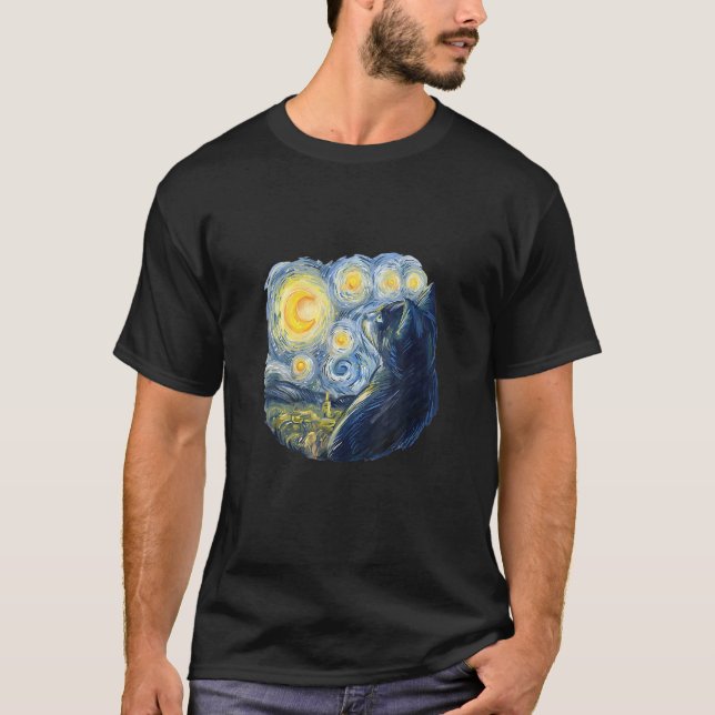 Cat In Painting T-Shirt (Front)