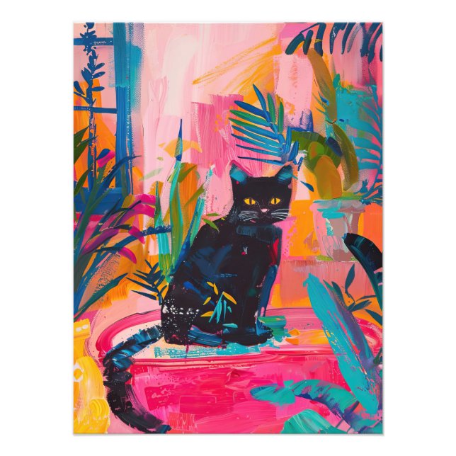 Cat in Paradise Photo Print (Front)