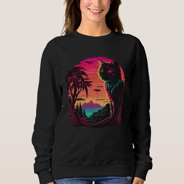 Cat in Paradise Sweatshirt (Front)