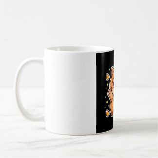Cat In Pumpkin Costume Halloween Coffee Mug