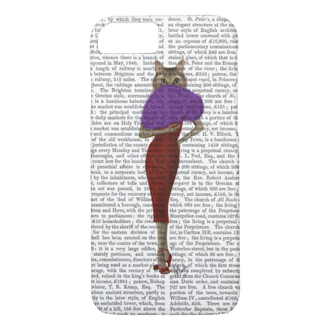 Cat In Red Dress Case-Mate iPhone Case (Back)