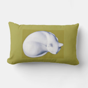 Cat In Repose-II Lumbar Pillow