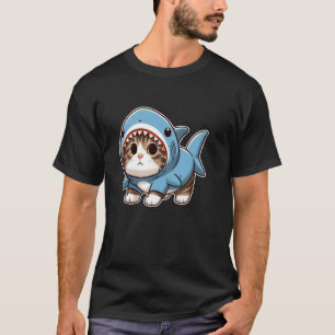 Cat in Shark Costume 3 T-Shirt