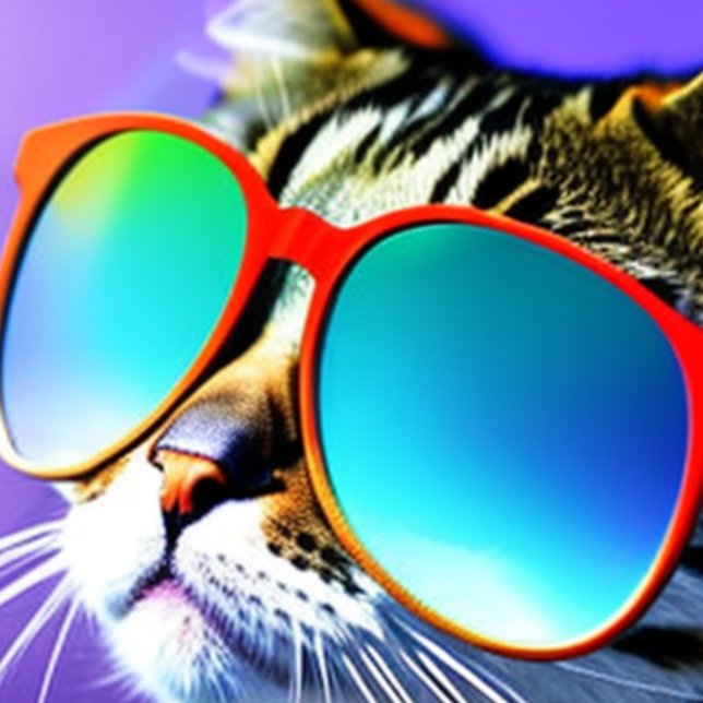  Cat in Sunglasses  Head Face T-Shirt  (Creator Uploaded)