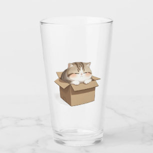 Cat In the box Glass