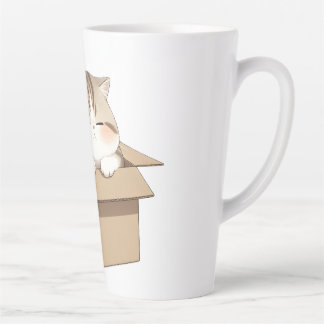 Cat In the box Latte Mug