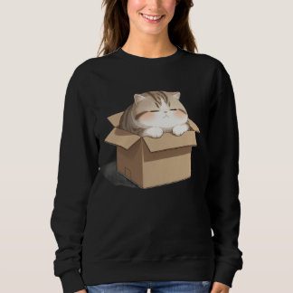 Cat in the Box T-Shirt Sweatshirt
