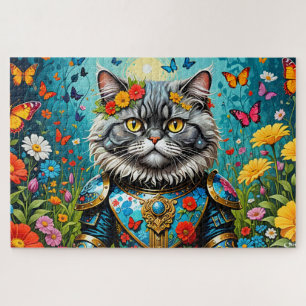 Cat In The Garden of Earthly Delights 2 Jigsaw Puzzle