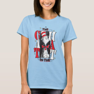 Cat In the Hat B&W Text T-Shirt