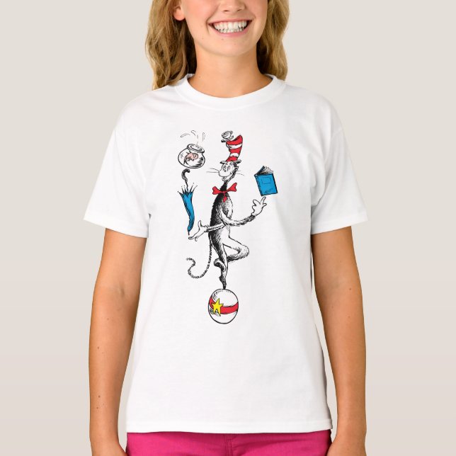 Cat in the Hat Balancing Act T-Shirt (Front)