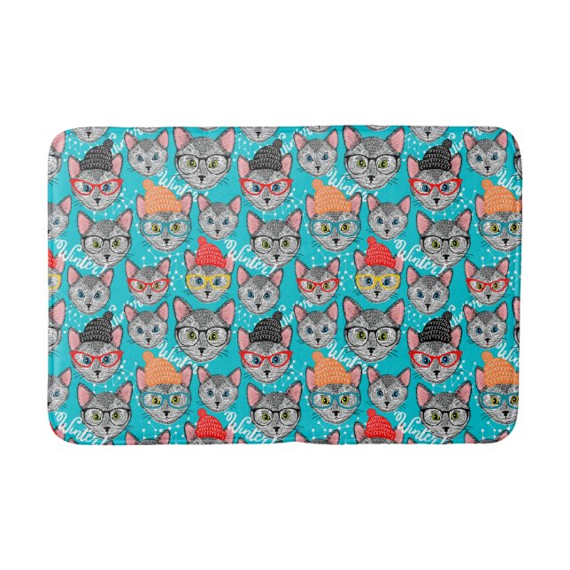 Cat in the hat bath mat (Front)