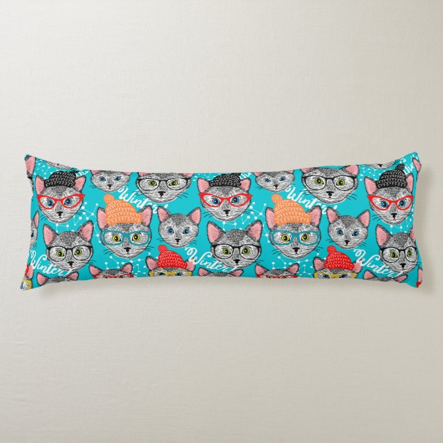 Cat in the hat body cushion (Front)