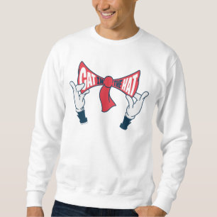 Cat In the Hat   Cat Text Bow Tie Sweatshirt