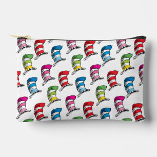Cat In The Hat Colourful Hat Pattern Accessory Pouch