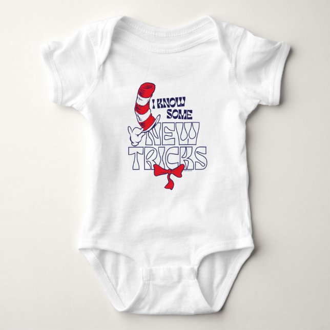 Cat In the Hat | I Know Some New Tricks Baby Bodysuit (Front)