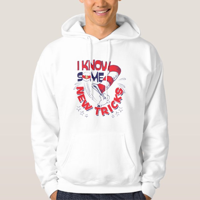 Cat In the Hat I Know Some New Tricks Hoodie (Front)