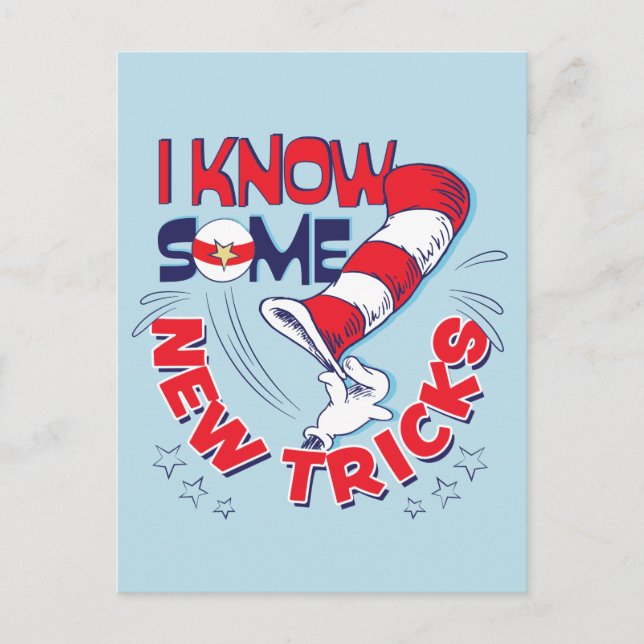 Cat In the Hat I Know Some New Tricks Postcard (Front)