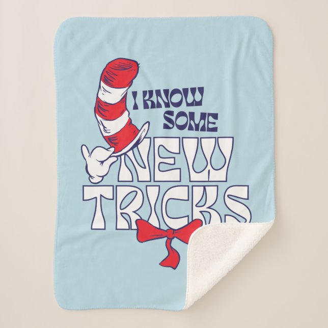 Cat In the Hat | I Know Some New Tricks Sherpa Blanket (Front)