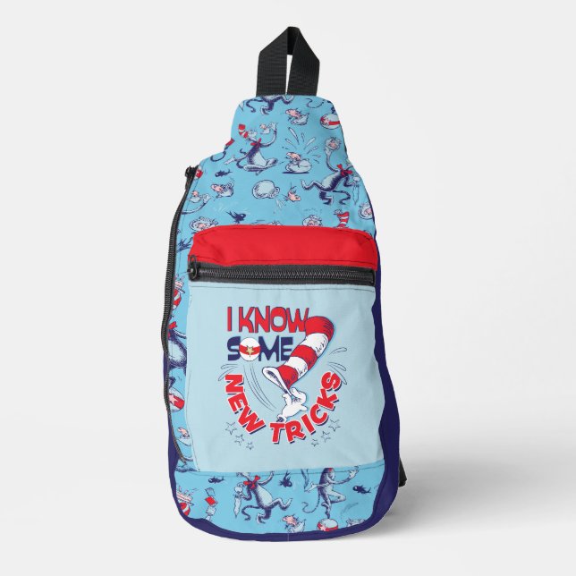 Cat In the Hat I Know Some New Tricks Sling Bag (Front)