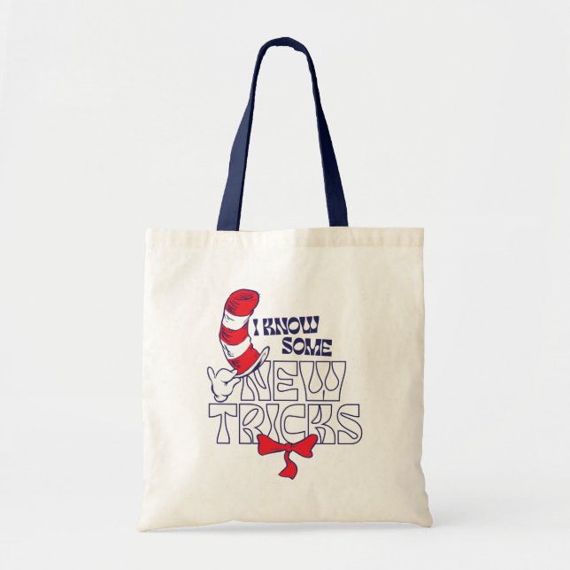 Cat In the Hat | I Know Some New Tricks Tote Bag (Front)