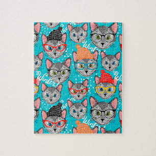 Cat in the hat jigsaw puzzle