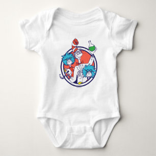 Cat in the Hat & Lab Tech One Lab Tech Two Baby Bodysuit