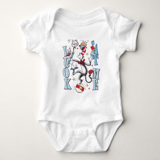 Cat In the Hat | Look At Me Baby Bodysuit (Front)