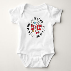 Cat In the Hat   Look At Me! Look At Me! Baby Bodysuit