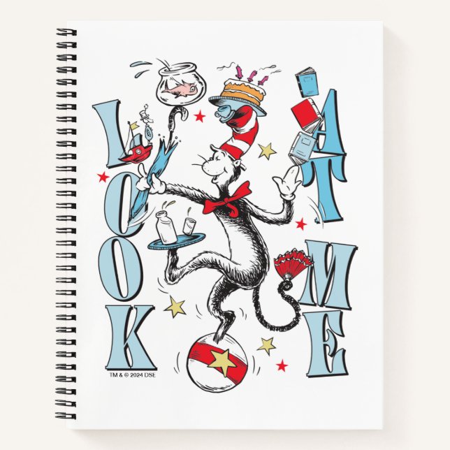 Cat In the Hat | Look At Me Notebook (Front)