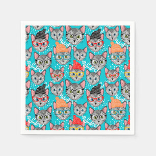 Cat in the hat napkin