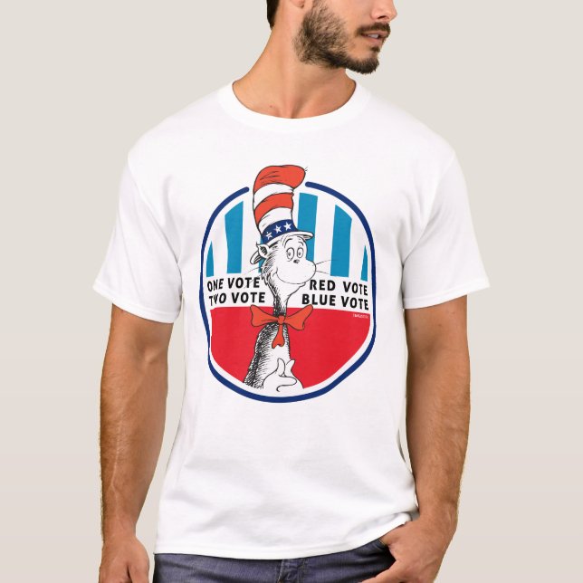 Cat in the Hat | One Vote, Two Vote T-Shirt (Front)