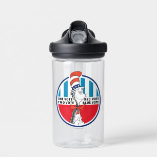 Cat in the Hat One Vote, Two Vote Water Bottle