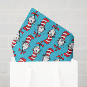 Cat In The Hat Pattern Tissue Paper