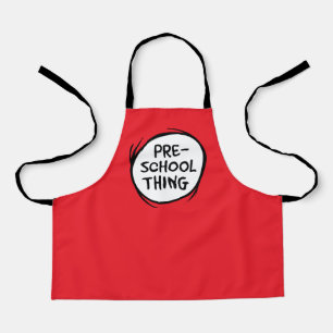 Cat in the Hat   Preschool Thing Apron